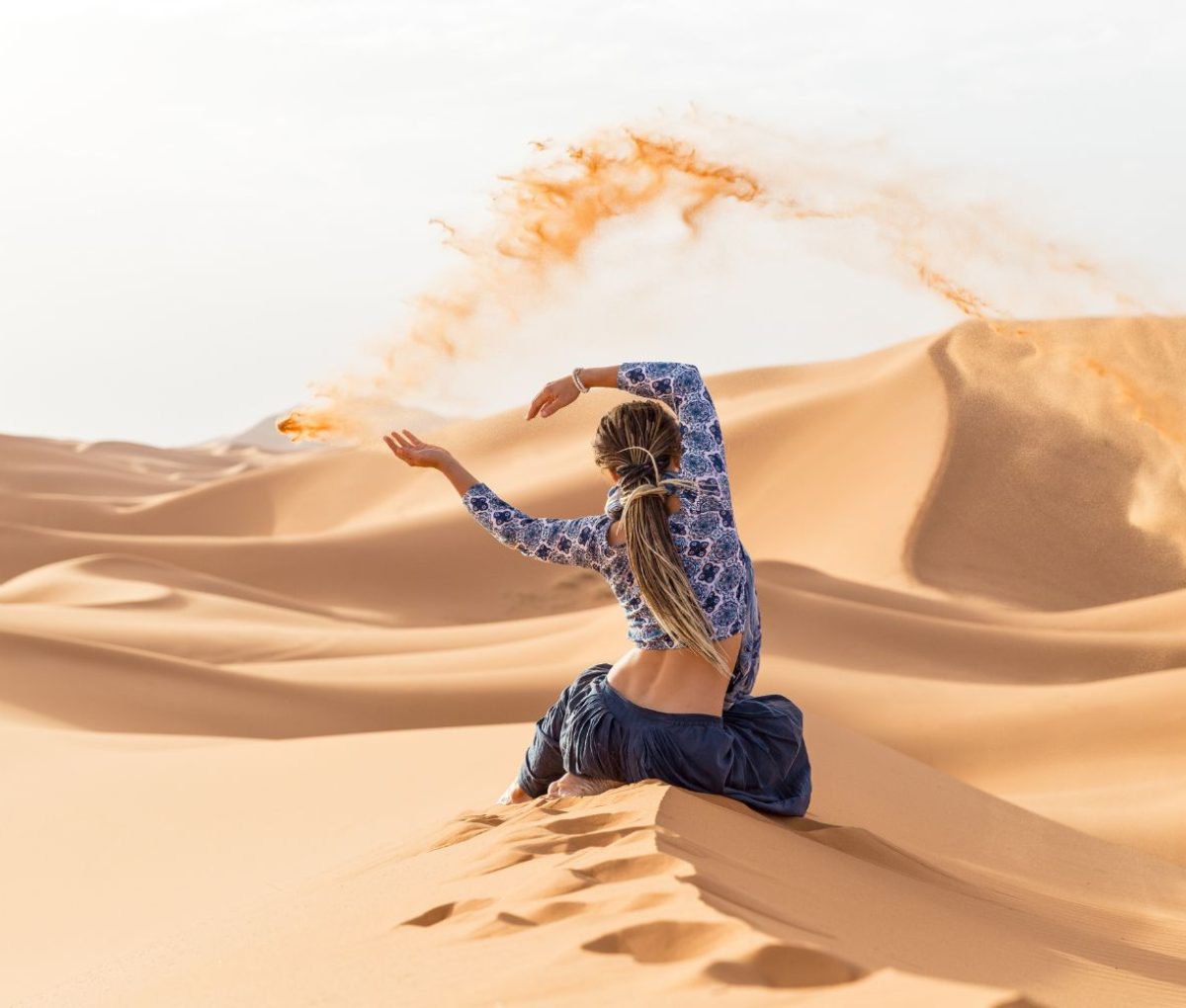 Woman in the Sahara Desert, Morocco © onmt