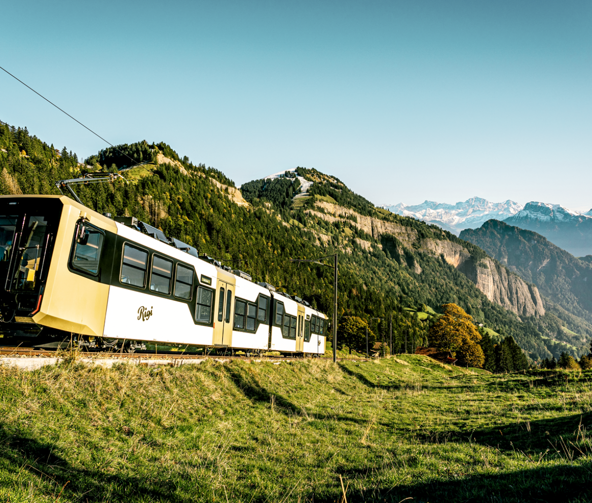 Rigi Kulm Railway, Switzerland. Photo by Switzerland Tourism.