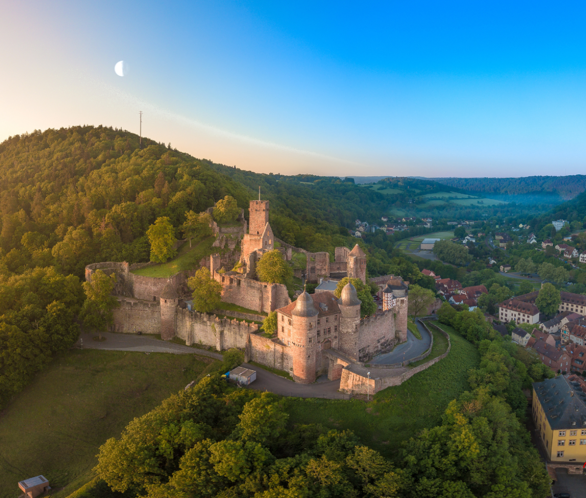 View of Wertheim Castle, Germany